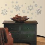 wallpaperstore.gr-αυτοκόλλητο τοίχου,χιονονιφάδα,Χριστούγεννα,DIY