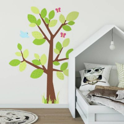 wallpaperstore.gr-αυτοκόλλητο τοίχου,δέντρο,DIY