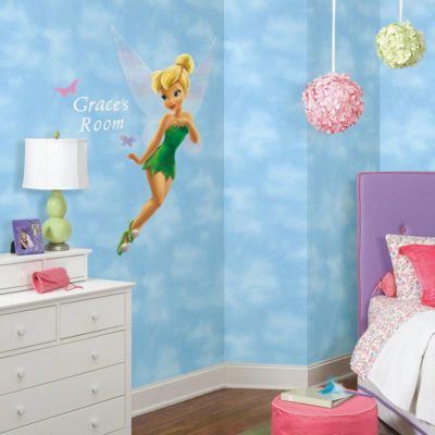 wallpaperstore.gr-αυτοκόλλητο τοίχου,νεράϊδα,fairy,tinkerbell,Disney,DIY