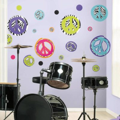 wallpaperstore.gr-αυτοκόλλητο τοίχου,ειρήνη,σήμα,DIY