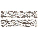 wallpaperstore.gr-αυτοκόλλητο τοίχου,φύλλα,κλαδιά,DIY