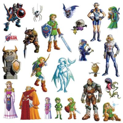 wallpaperstore.gr-αυτοκόλλητο τοίχου,Zelda,games,DIY