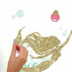 wallpaperstore.gr-αυτοκόλλητο τοίχου,γοργόνες,λέξεις,παιδική,DIY