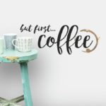 wallpaperstore.gr-αυτοκόλλητο τοίχου,λέξεις,coffee,DIY