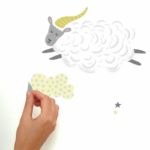 wallpaperstore.gr-αυτοκόλλητο τοίχου,πρόβατα,DIY