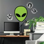 wallpaperstore.gr-αυτοκόλλητο τοίχου,εξωγήινοι,διάστημα,DIY