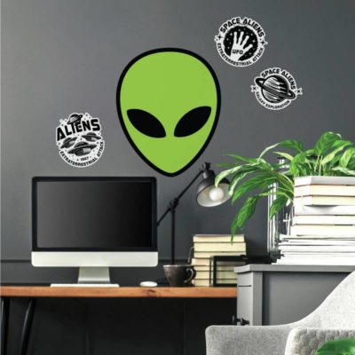 wallpaperstore.gr-αυτοκόλλητο τοίχου,εξωγήινοι,διάστημα,DIY