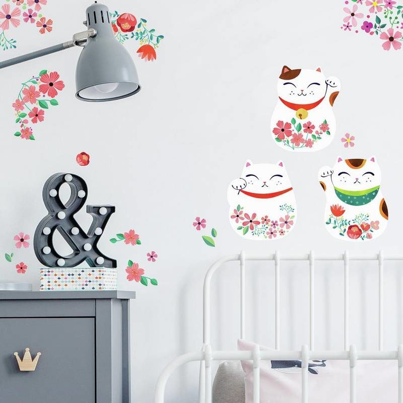 wallpaperstore.gr-αυτοκόλλητο τοίχου,γάτες,DIY