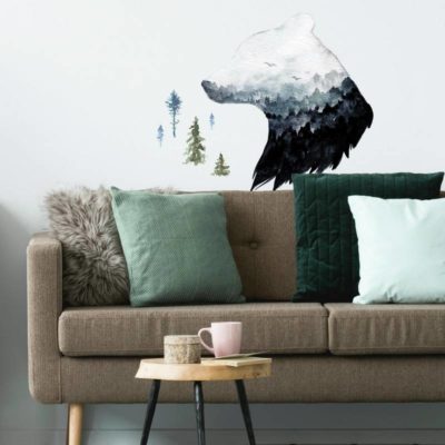 wallpaperstore.gr-αυτοκόλλητο τοίχου,αρκούδα,DIY