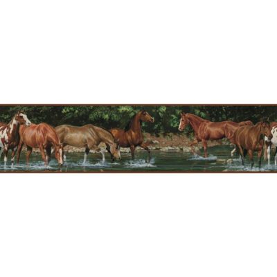 wallpaperstore.gr-άλογα,φύση,αυτοκόλλητη μπορντούρα