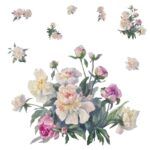 wallpaperstore.gr-αυτοκόλλητο τοίχου,λουλουδια,DIY