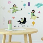 wallpaperstore.gr-αυτοκόλλητο τοίχου,disney,μουλάν,DIY