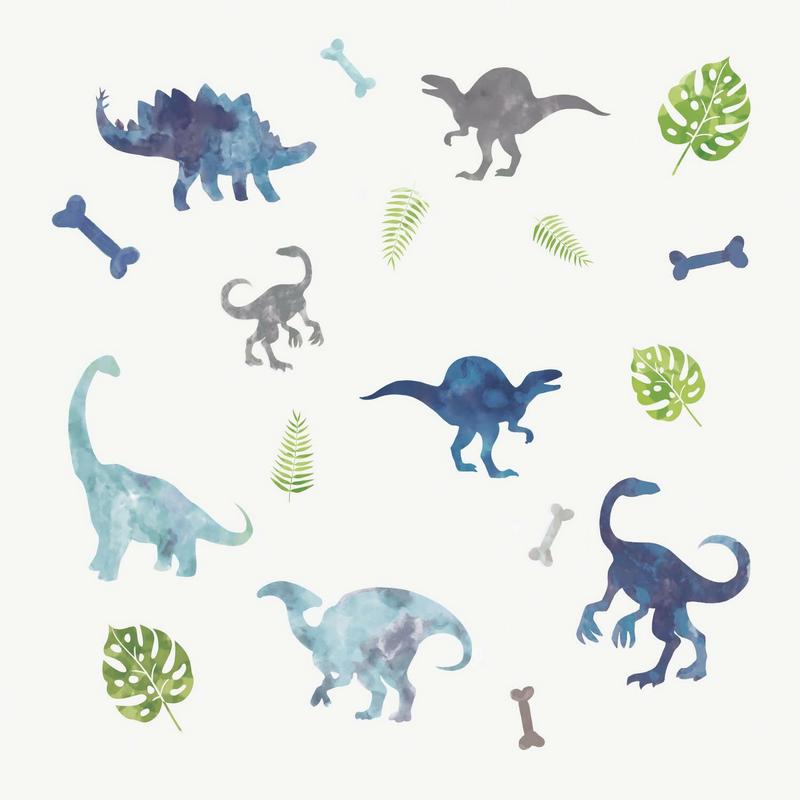 wallpaperstore.gr-αυτοκόλλητο τοίχου,δεινόσαυροι,DIY,παιδικά