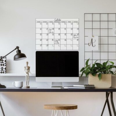 wallpaperstore.gr-αυτοκόλλητο τοίχου,ημερολόγιο,dry erase,DIY