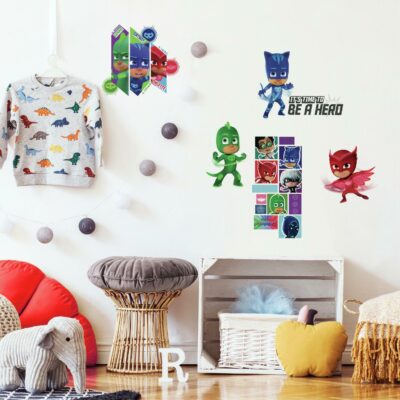 wallpaperstore.gr-αυτοκόλλητο τοίχου,πυτζαμοήρωες,PJ masks,DIY,παιδικά