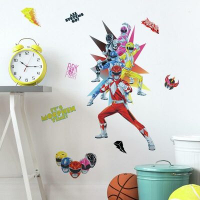 wallpaperstore.gr-αυτοκόλλητο τοίχου,power rangers,DIY