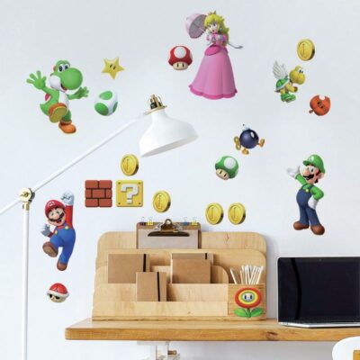 wallpaperstore.gr-αυτοκόλλητο τοίχου,super Mario,DIY