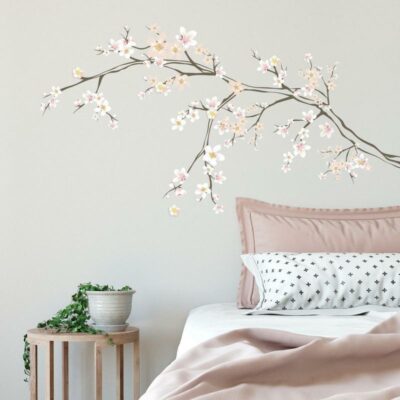 wallpaperstore.gr-αυτοκόλλητο τοίχου,άνθη κερασιάς,DIY