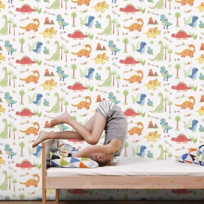 wallpaperstore.gr-ταπετσαρία,παιδική,δεινόσαυροι