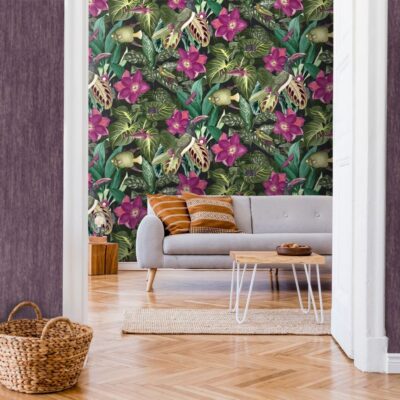 wallpaperstore.gr-ταπετσαρία,φύση,φυτά,λουλούδια,ψάρια