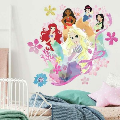 wallpaperstore.gr-αυτοκόλλητο τοίχου,παιδική,πριγκίπισσες,disney,DIY