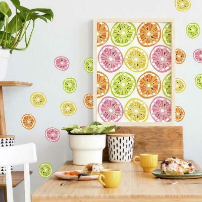 wallpaperstore.gr-αυτοκόλλητο τοίχου,φρούτα,DIY